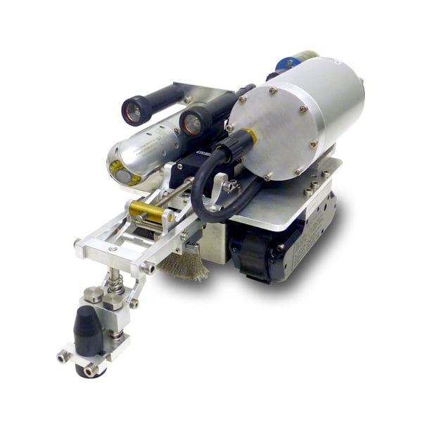 Versatrax VT100 MicroMag Robotic Crawler for Remote Visual Inspection (RVI)