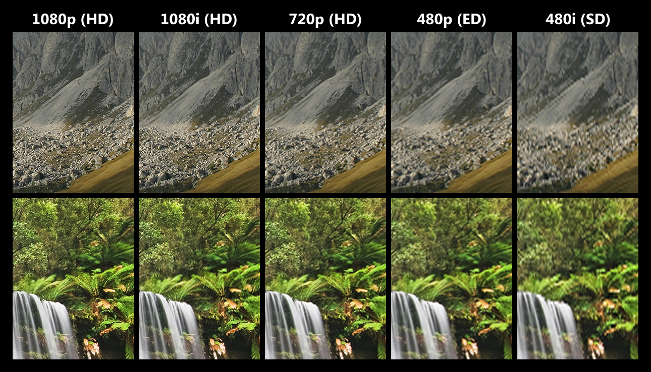 HD vs SD image